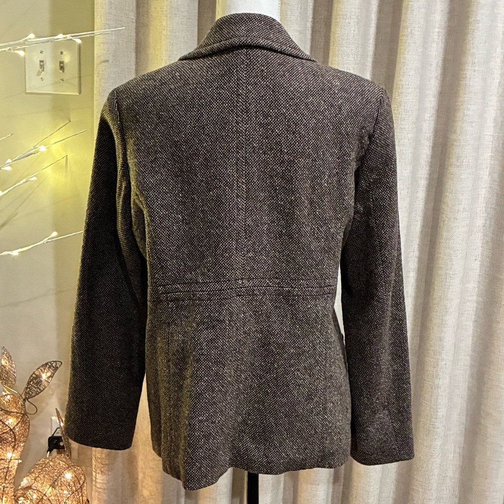 🧥 Heritage Pendleton Tweed Blazer Vintage Brown Tailored Jacket USA Fabric 18 - Picture 7 of 11